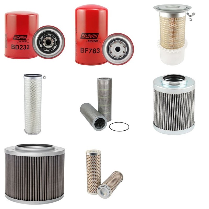 Filter Kit For Hitachi FH 200 W-3 Filter Service Kit with Iveco AIFO Engine