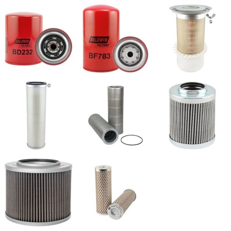 Filter Kit For Hitachi FH 200 W-3 Filter Service Kit with Iveco AIFO Engine