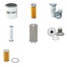 Filter Kit For Hitachi FH 35-2 Filter Service Kit with Kubota D1105 Engine