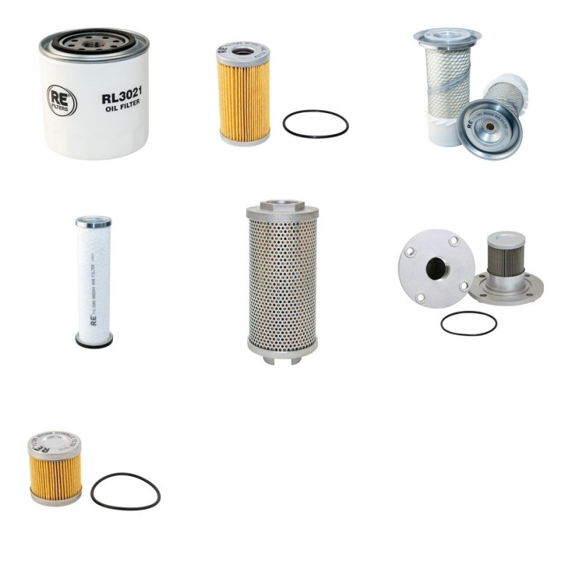 Filter Kit For Hitachi FH 40-2 Filter Service Kit with Kubota V2203 Engine