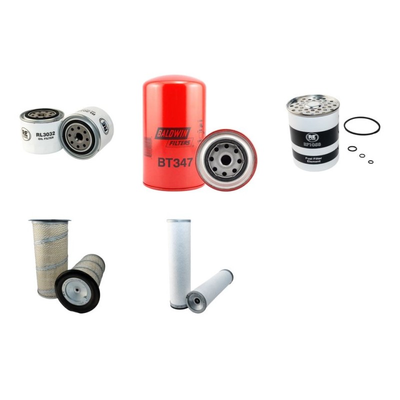 Filter Kit For Hitachi FT 700 Filter Service Kit Air Oil Fuel Filters with Iveco Engine