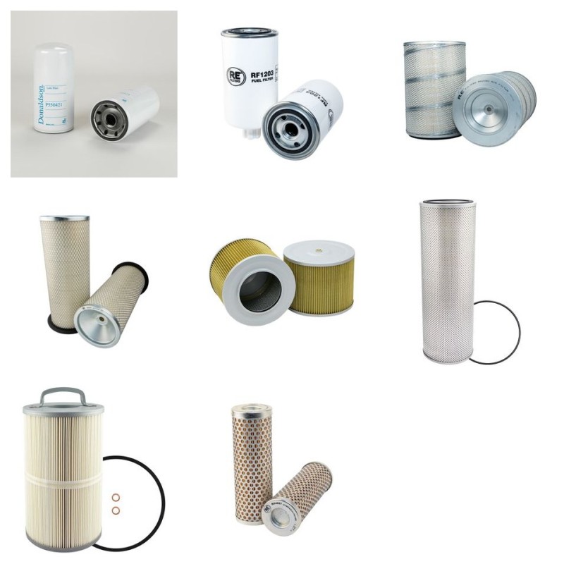 Filter Kit For Hitachi LCH 3 Filter Service Kit with Isuzu 6RB1T Engine