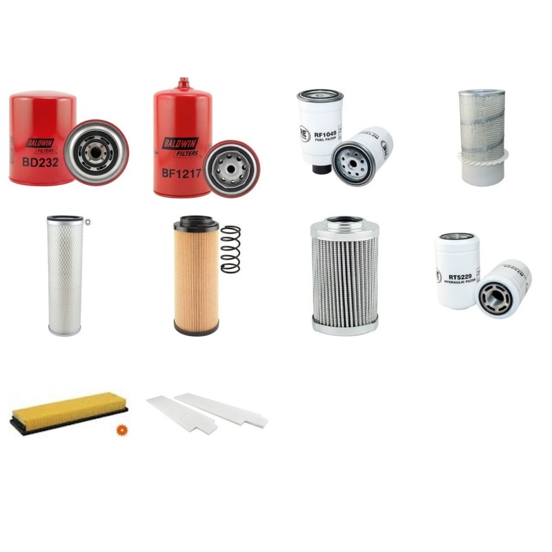 HITACHI W 110 Filter Service Kit w/Iveco AIFO 8065.25.290 Eng. Serial No 603101-