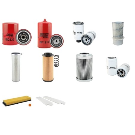 Filter Kit For Hitachi W 110 Filter Service Kit with Iveco AIFO 8065.25.290 Engine Serial No 603101-
