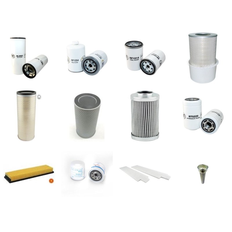 Filter Kit For Hitachi W 170 Filter Service Kit with Cummins 6CT8.3 Engine Serial No 470101-