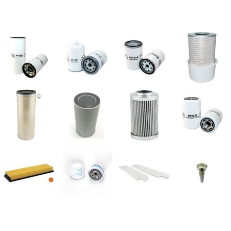 Filter Kit For Hitachi W 170 Filter Service Kit with Cummins 6CT8.3 Engine Serial No 470101-