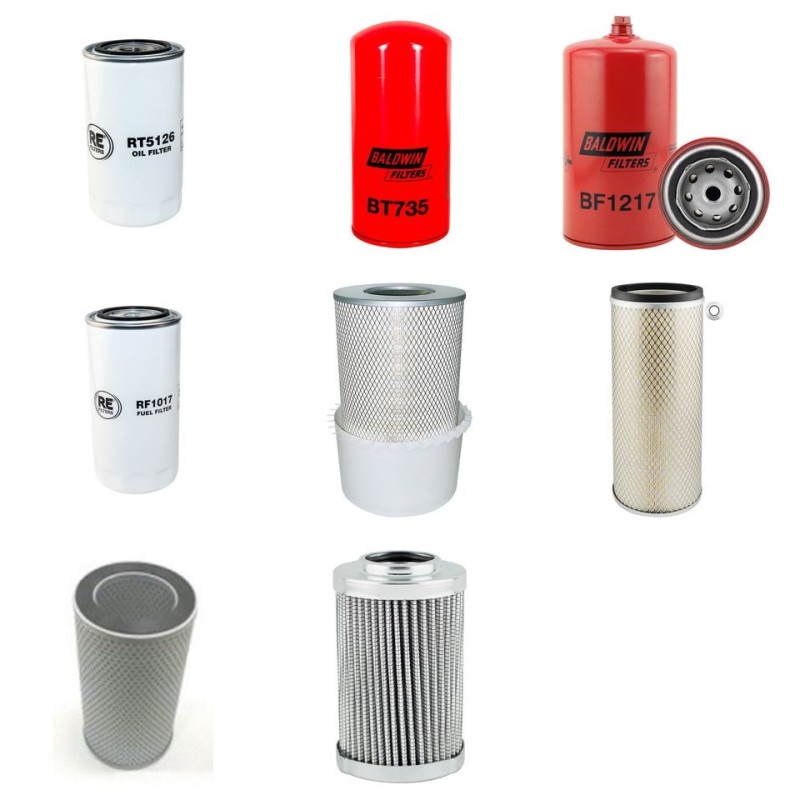HITACHI W 190 EVOLUTION Filter Service Kit w/Iveco FAE0684F*D Eng.   YR  2002-