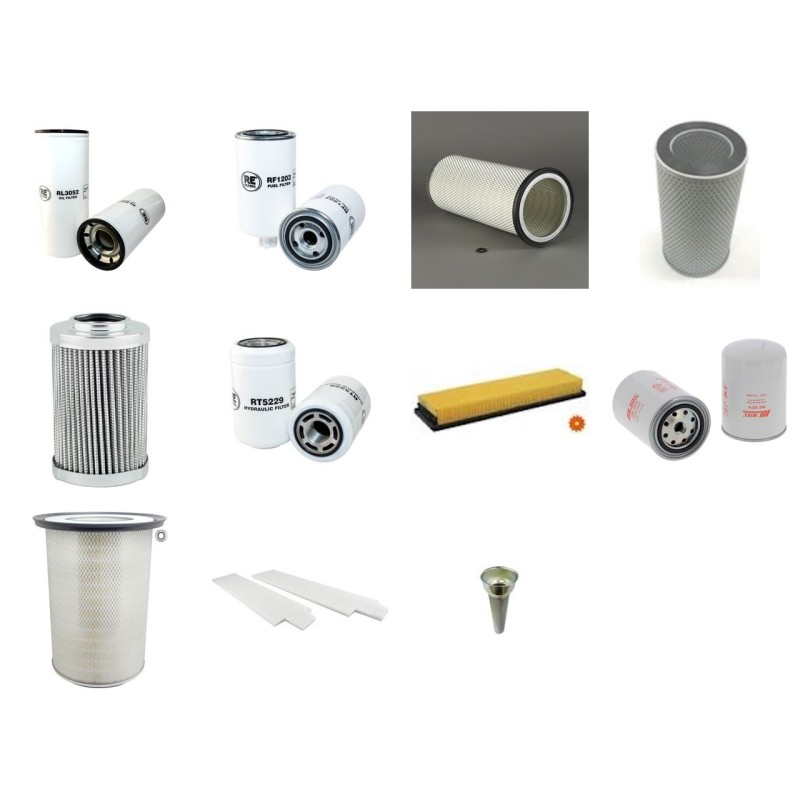 HITACHI W 270 Filter Service Kit w/Cummins M11-C Eng. SN  484101-