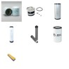 Filter Kit For Hitachi W 50 H Filter Service Kit with Perkins 704.03 Engine Serial No 190001-3
