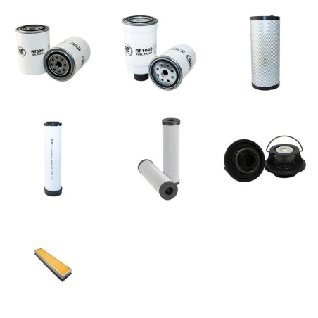 HITACHI W 80 Filter Service Kit w/Perkins 1004.4 Eng.
