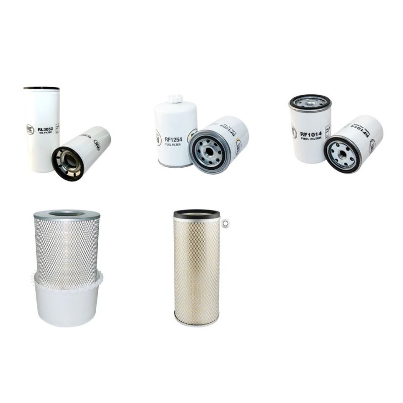 Filter kit for Fiat Kobelco D180XLT with Cummins 6CTA8.3 Engine Year 2003-