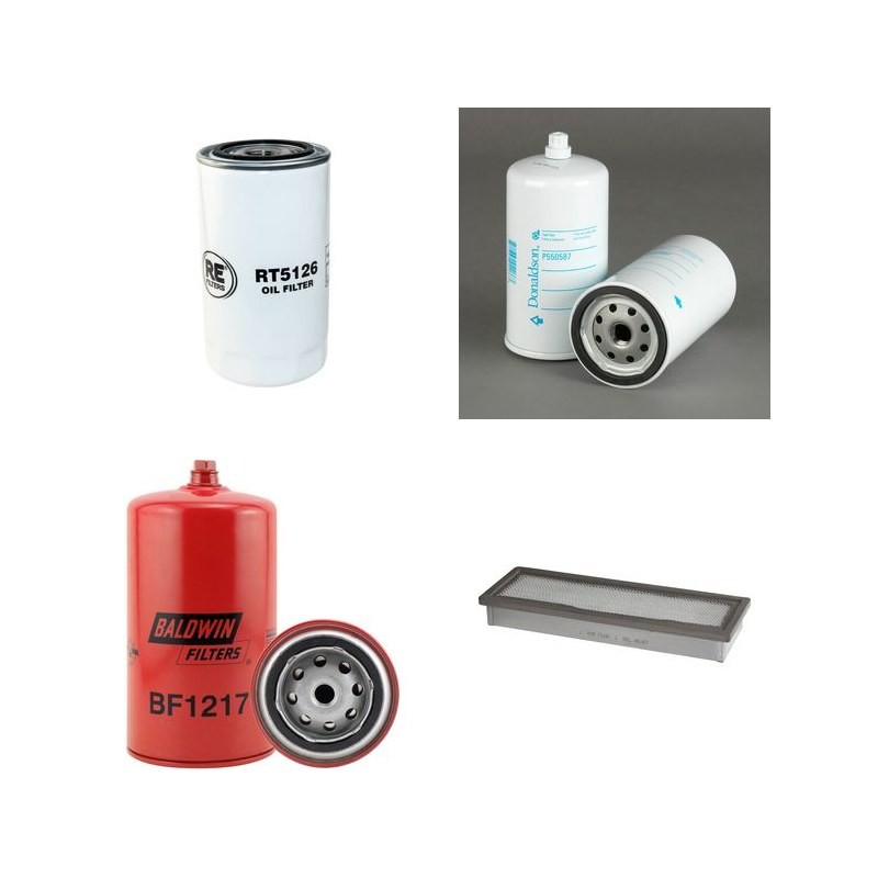 Filter kit for Fiat Kobelco E165 with IVECO-Cummins Engine Year 03-