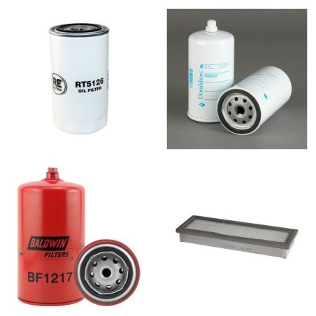 FIAT KOBELCO E 165 Filter Service Kit w/IVECO-Cummins  Eng.   YR  03-