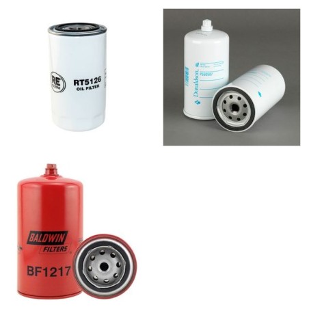 Filter kit for Fiat Kobelco E165 Air Oil Fuel Filters with IVECO-Cummins Engine Year 03-