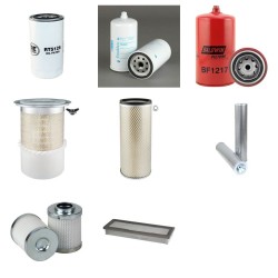 Filter kit for Fiat Kobelco E175W with CNH Engine Year 03-
