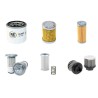 FIAT KOBELCO E 18 Filter Service Kit w/Yanmar 3TNE74-N Eng.   YR  03-