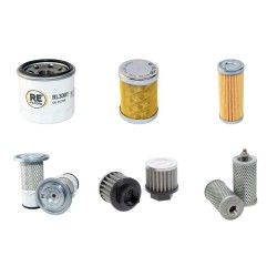 FIAT KOBELCO E18SR Filter Service Kit w/Yanmar 3TNE74-N Eng.
