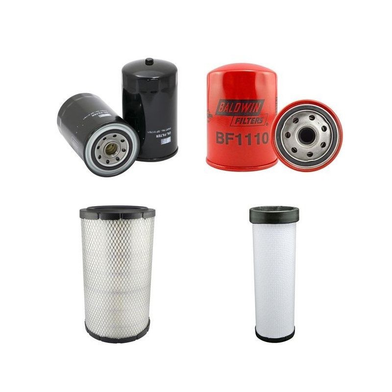 Filter kit for Fiat Kobelco E235SR with Mitsubishi Engine Year 04.03-12.04