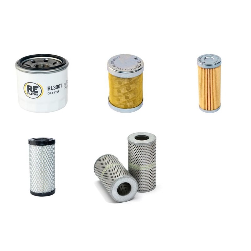 FIAT KOBELCO E 25 SR Filter Service Kit w/Yanmar 3Tne74Enyb Eng. 2003
