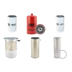 Filter kit for Fiat Kobelco E265 EvolutionII with Cnh Fahe43Choa Engine 2006-