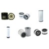 FIAT KOBELCO E 70 SR/KSR Filter Service Kit w/Isuzu Eng. 03-