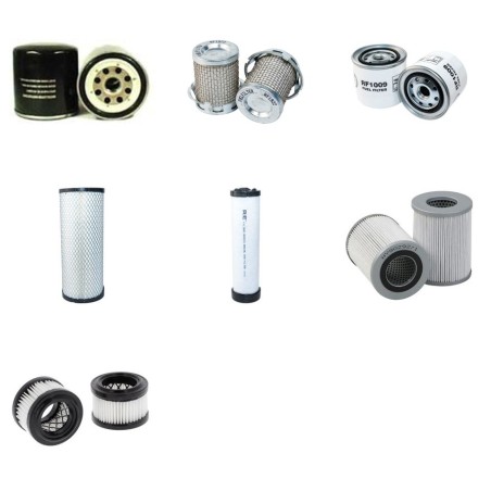 Filter kit for Fiat Kobelco E80 with Isuzu 4JG1-PYA Engine