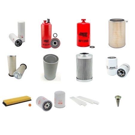 FIAT KOBELCO W 270 EVOLUTION Filter Service Kit w/Cummins QSM11 Eng.   YR  01.02-12.04