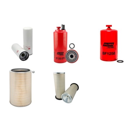 FIAT KOBELCO W 270 EVOLUTION Filter Service Kit w/Cummins QSM11 Eng.   YR  01.02-12.04