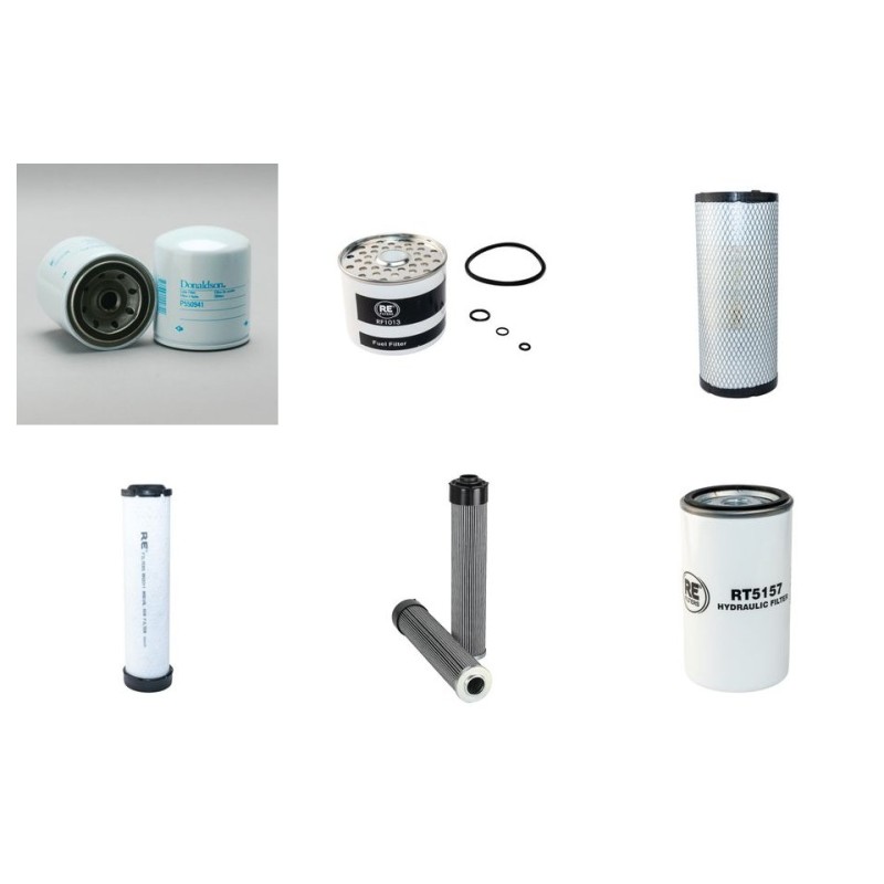 Filter kit for Fiat Kobelco W50 with Perkins Engine 03-