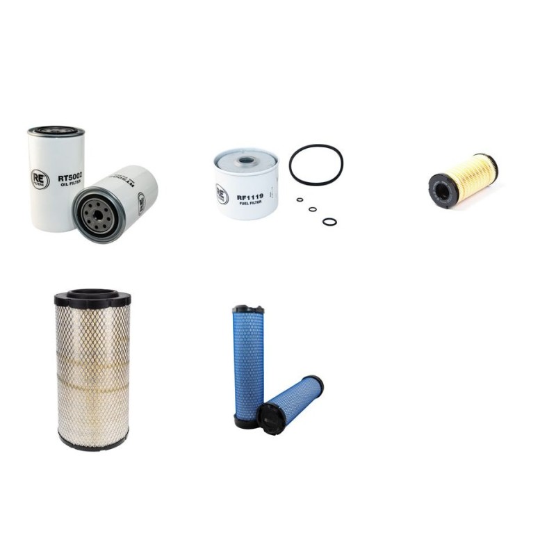 FINTEC 542 Filter Service Kit Air Oil Fuel Filters w/CAT 3054C Eng.   YR  2007-