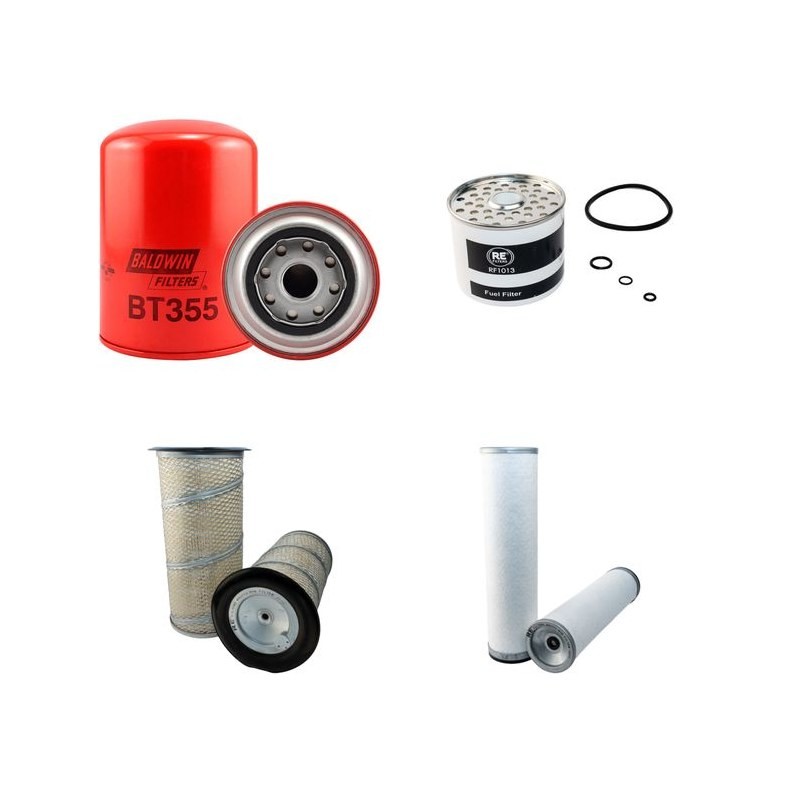 FORD A 62 TURBO Filter Service Kit Air Oil Fuel Filters w/FORD TURBO  Eng.