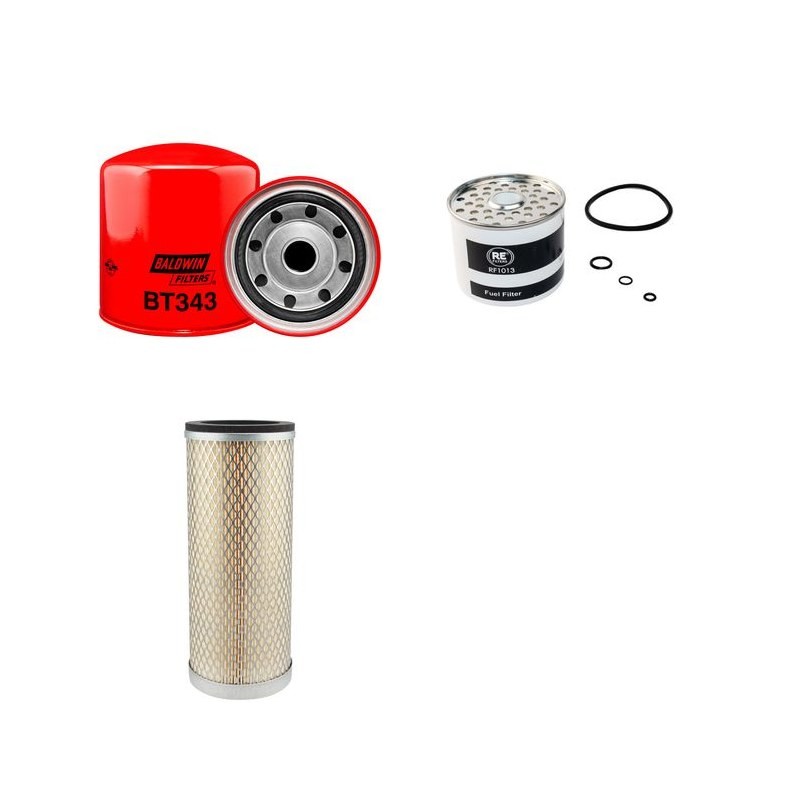 FORD AGRI 6000 Filter Service Kit w/4Cylgasoil Eng. 65-69