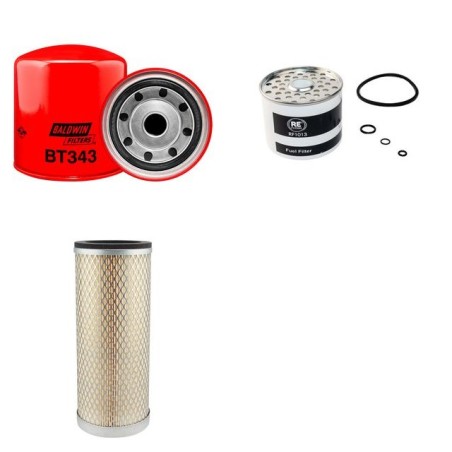 FORD AGRI 6000 Filter Service Kit w/4Cylgasoil Eng. 65-69