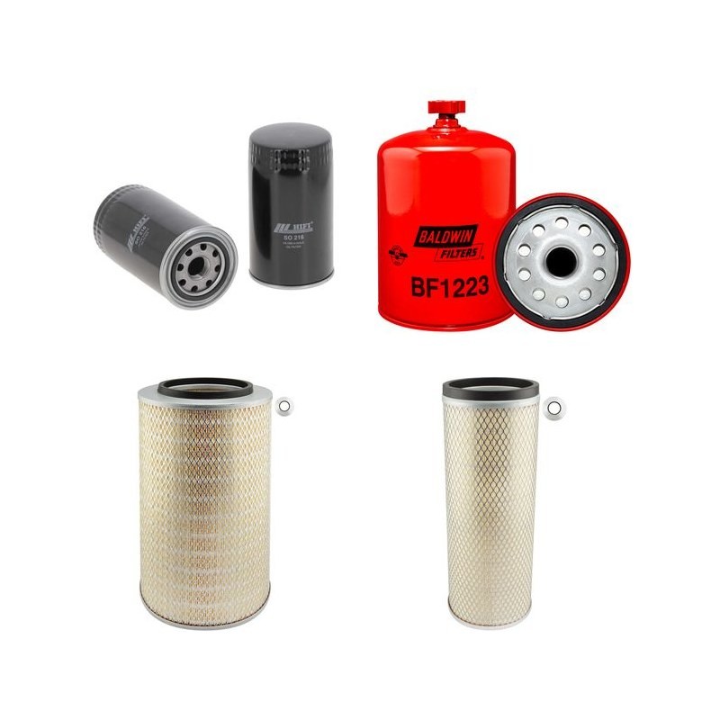 Filter kit for Ford AGRI 8870 Air Oil Fuel Filters with New Holland 456CID Engine Year 09.93-