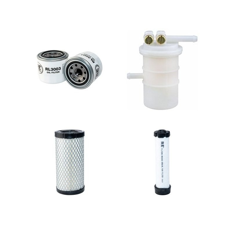 FUCHS 1.6 Filter Service Kit Air Oil Fuel Filters w/Mitsubishi  Eng.
