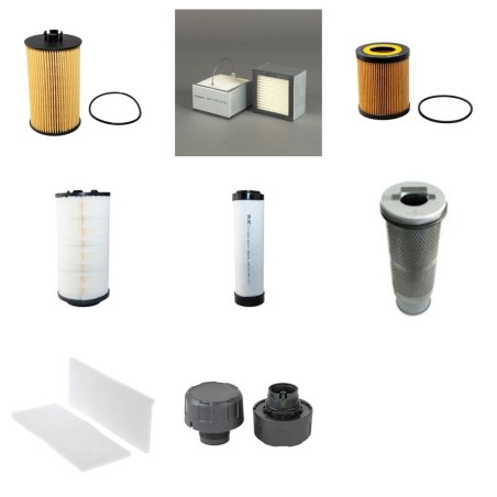 FUCHS 320 MHL Filter Service Kit w/Deutz BF4M2012C Eng. SN  0267-0421- YR  2004-