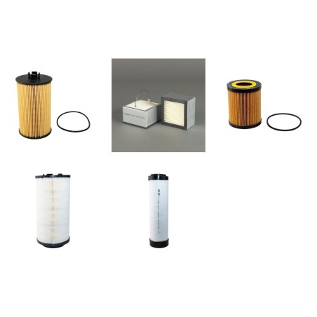FUCHS 320 MHL Filter Service Kit Air Oil Fuel Filters w/Deutz BF4M2012C Eng. SN  0267-0421- YR  2004-