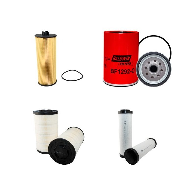 FUCHS 331 MHL Filter Service Kit Air Oil Fuel Filters w/Deutz TCD2012L06 Eng.   YR  2011-