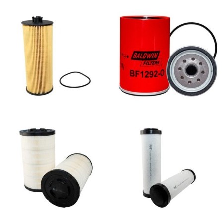 FUCHS 331 MHL Filter Service Kit Air Oil Fuel Filters w/Deutz TCD2012L06 Eng.   YR  2011-
