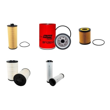 FUCHS 335 MHL Filter Service Kit Air Oil Fuel Filters w/Deutz TCD2013L6 Eng.   YR  2008-