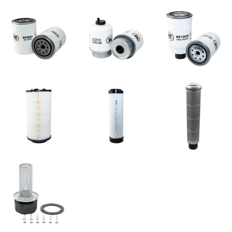 FUCHS 340 MHL Filter Service Kit w/Perkins 1006.6 Eng.