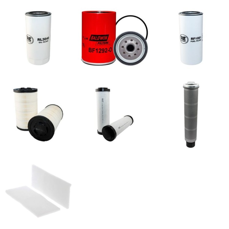 FUCHS 350 D Filter Service Kit w/Deutz TCD2013L06-2V Eng.   YR  2006-