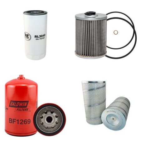 FUCHS 350 MHL Filter Service Kit Air Oil Fuel Filters w/Deutz  Eng.