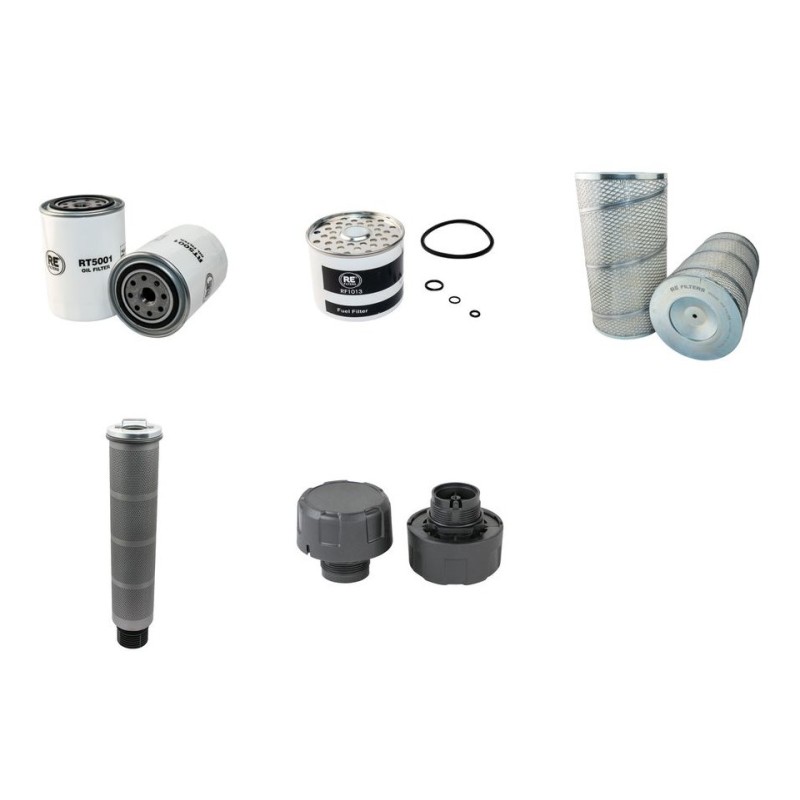 FUCHS 350 MHL SERIE A Filter Service Kit w/Perkins 1006.6TW Eng.