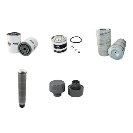 FUCHS 350 MHL SERIE A Filter Service Kit w/Perkins 1006.6TW Eng.