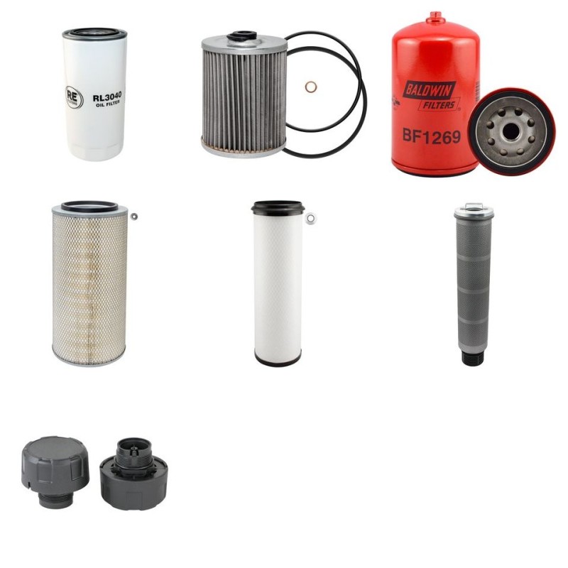 FUCHS 360 MHL Filter Service Kit w/Deutz BF6M1013 Eng.