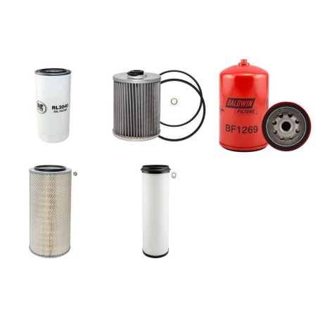 FUCHS 360 MHL Filter Service Kit Air Oil Fuel Filters w/Deutz BF6M1013 Eng.