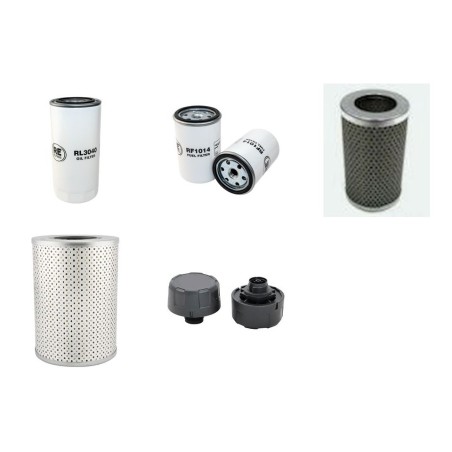 FUCHS 714 M/714 MU Filter Service Kit w/Deutz F6L912 Eng.