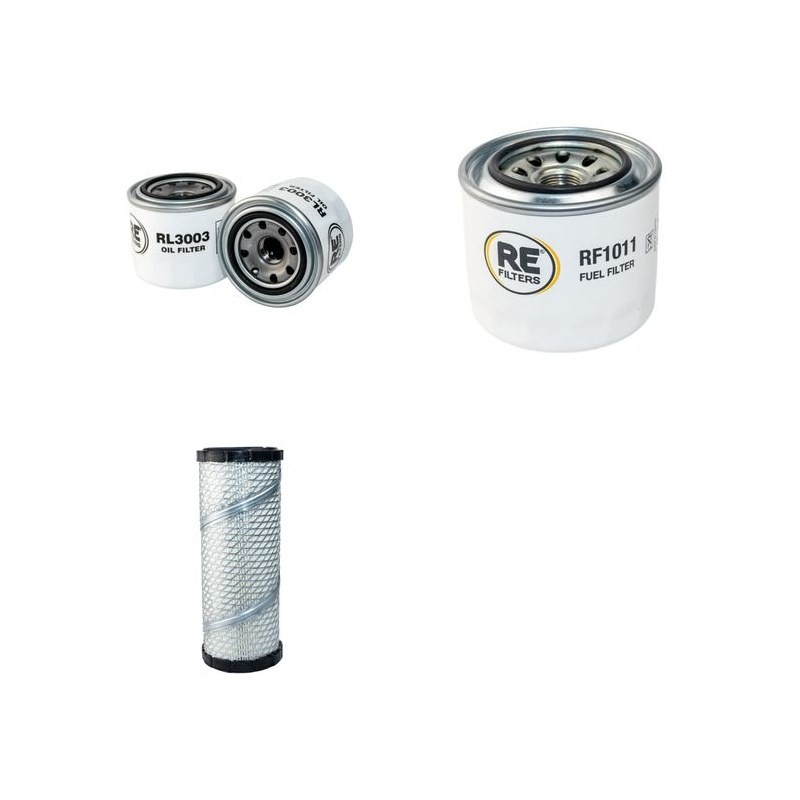 FUCHS F 1144 Filter Service Kit Air Oil Fuel Filters w/Yanmar 4TNV88-DSA2 Eng.   YR  2008-