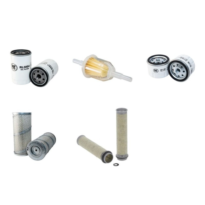 FURUKAWA 335 E Filter Service Kit Air Oil Fuel Filters w/Deutz F4L1011F Eng.